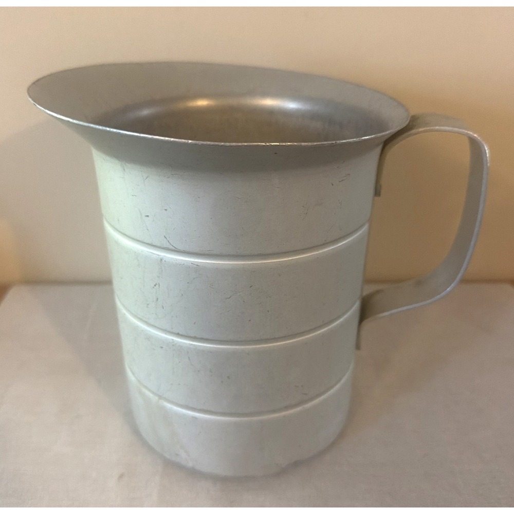 Vintage Vollrath 2 QT Aluminum Pitcher Part #68351 - Country Farmhouse Decor USA